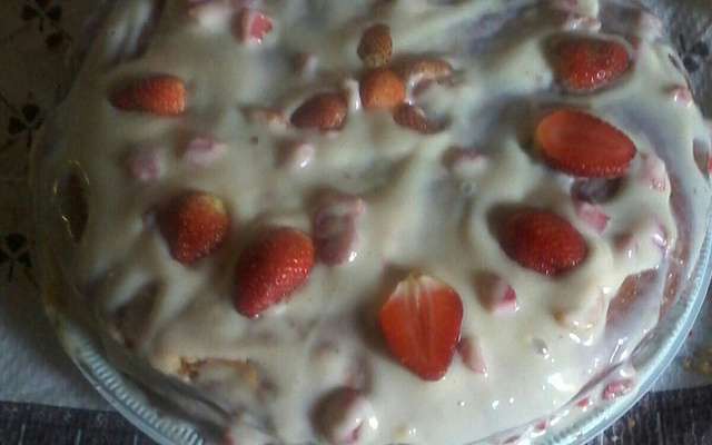 Recheio fácil de morango