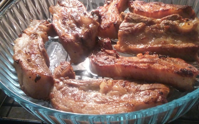 Costela suína ao forno
