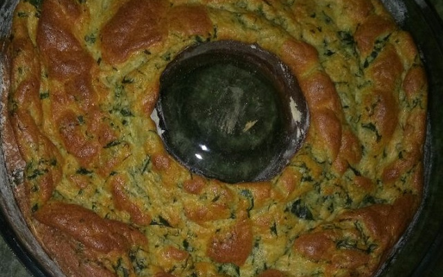 Suflê de espinafre