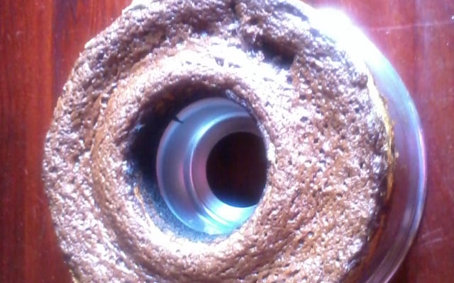 Bolo de chocolate de liquidificador