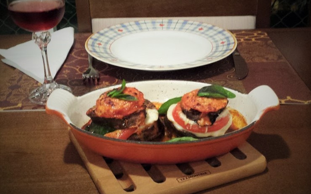 Parmigiana di melanzane superiore