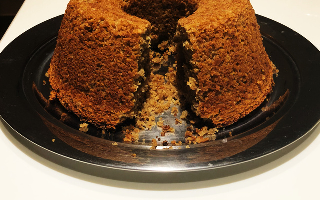 Bolo de maçã sem glúten e sem lactose