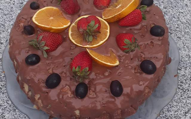 Bolo de aniversário grande