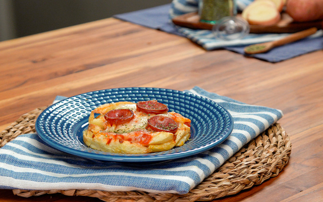 Pizza de batata frita