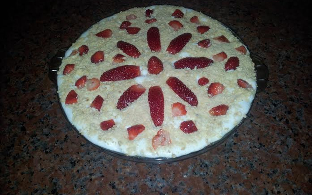 Pavê delicioso de morango