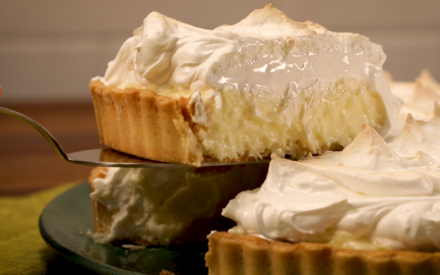 Torta cremosa de coco