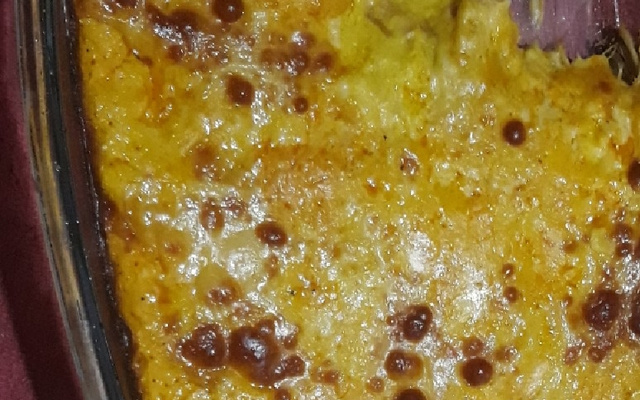 Frango desfiado ao creme de milho