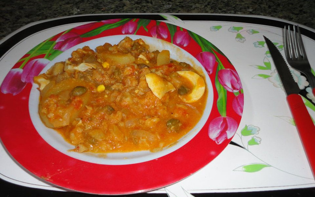 Filé de Merluza a Portuguesa