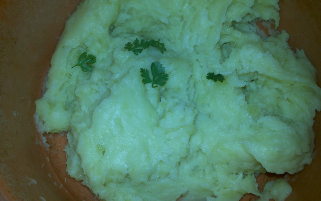 Purê de batata temperado