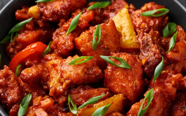 Peixe ao shoyu na frigideira