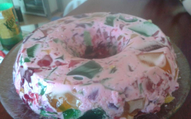 Gelatina colorida simples