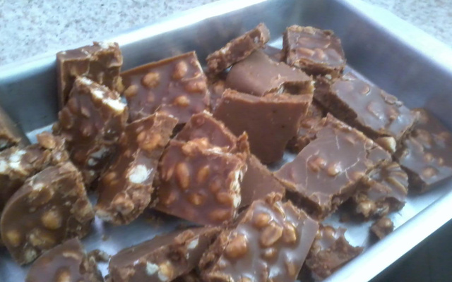 Pé-de-moleque diferente