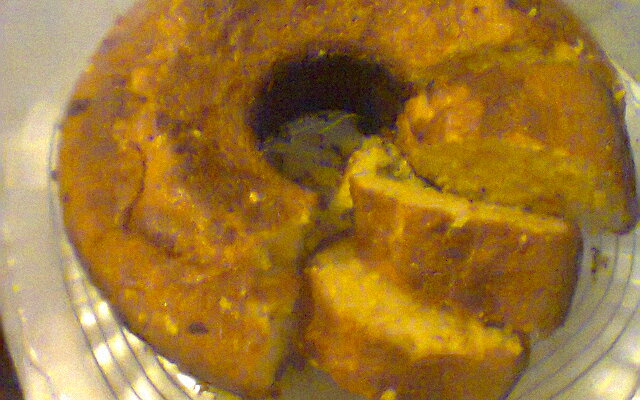 Bolo de flocão de milho