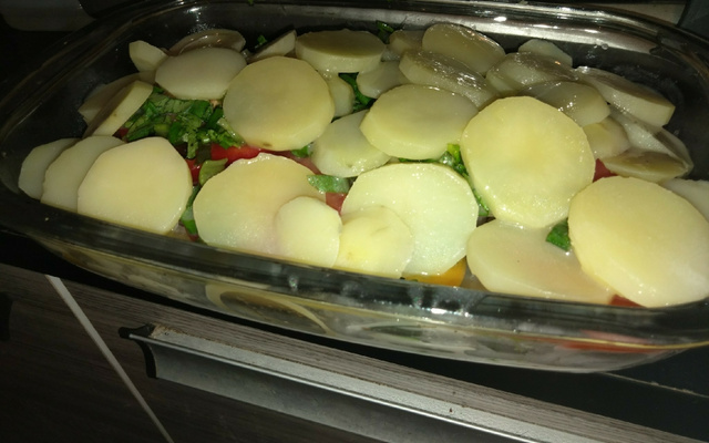 Filé de tilápia ao leite de coco