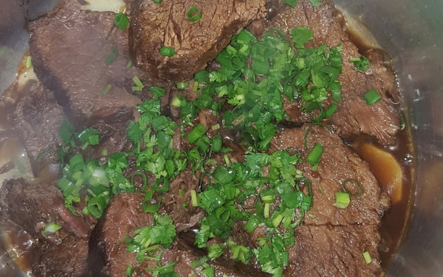 Assado de panela de pressão