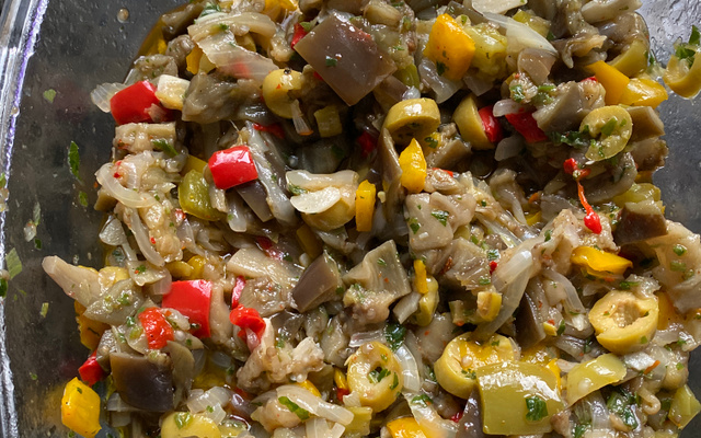 Salada de berinjela