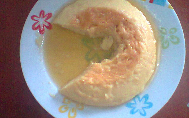 Pudim fácil de micro-ondas