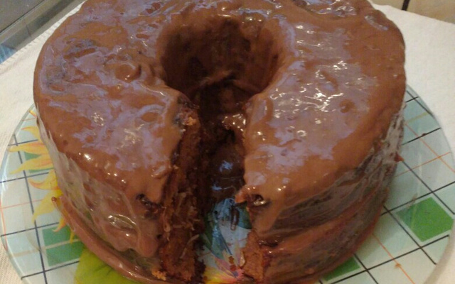 Bolo de chocolate prático