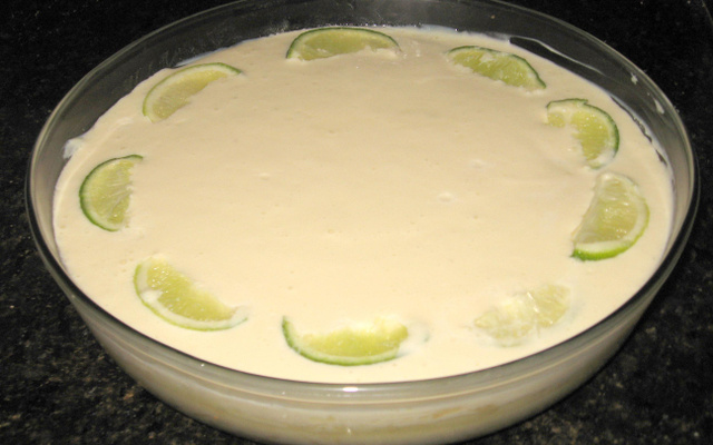 Torta de limão com ganache