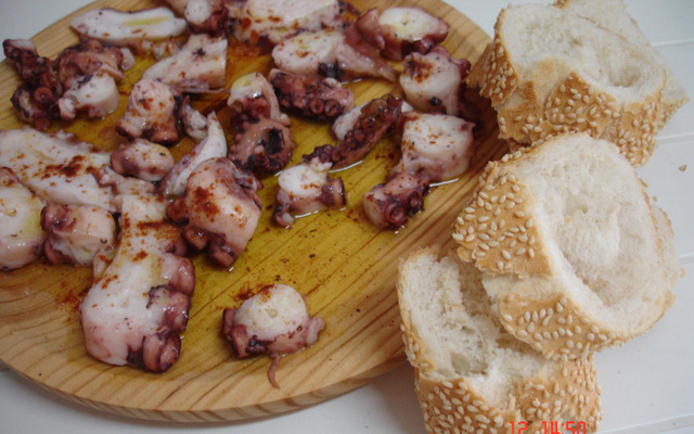 Polvo à galega (pulpo a la gallega)