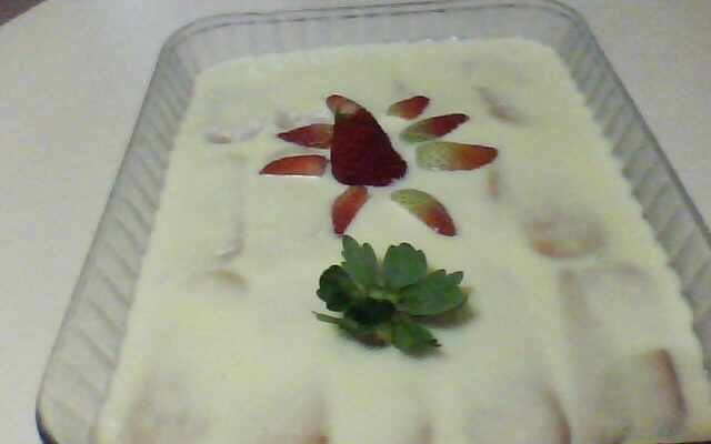 Pavê de morango prático