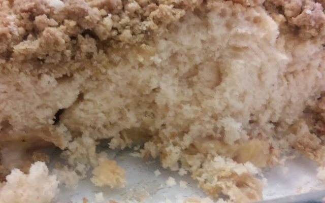 Cuca de banana xodó da mamãe