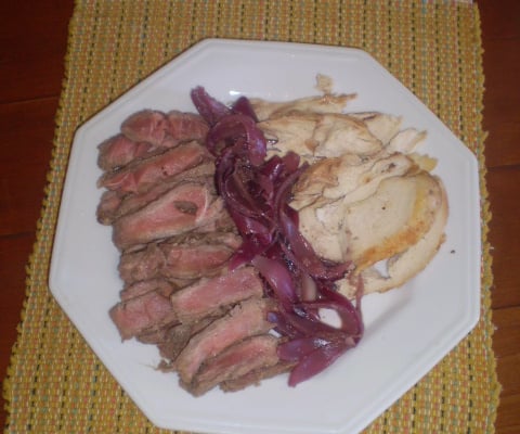 Sobras de bife de contra-filé