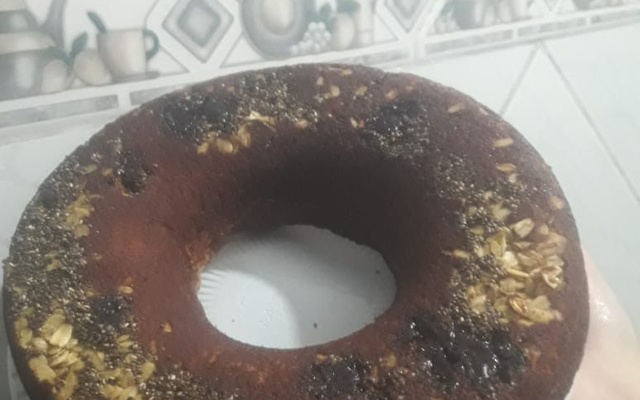 Bolo de banana vegano