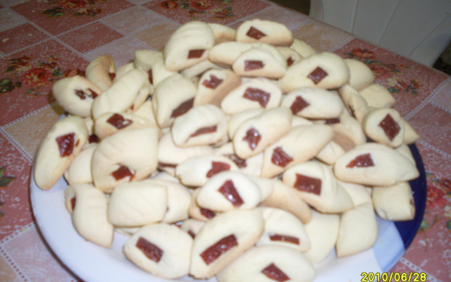 Bolacha de nata com goiabada