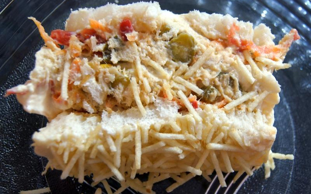 Torta fria de pão de forma