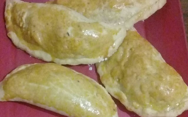 Pastel de fubá assado