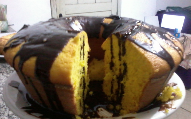 Bolo de cenoura com maionese