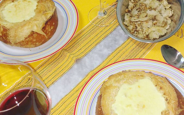 Sopa creme de palmito