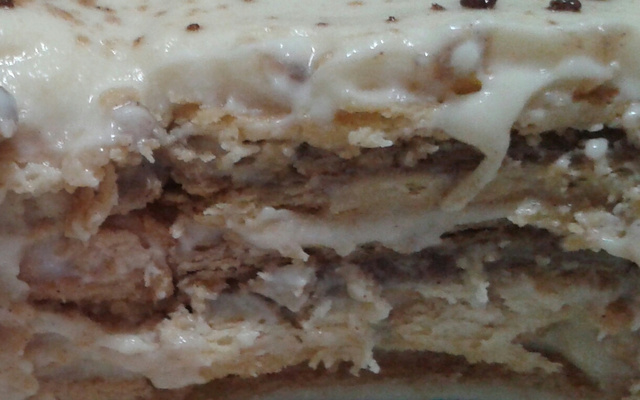 Pavê de baunilha e chocolate
