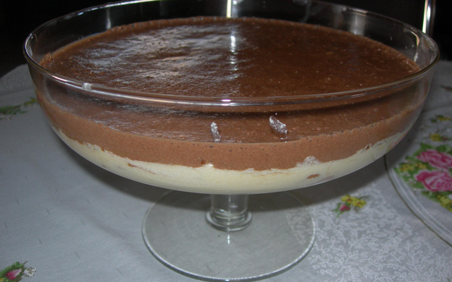 Torta Alemã com Mousse de Chocolate