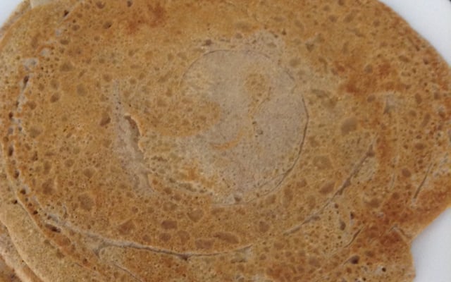 Massa de panqueca com farinha integral