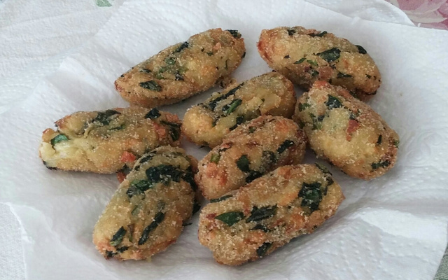 Croquete de espinafre