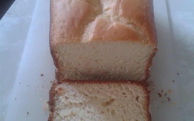 Pão de forma feito na máquina de pão