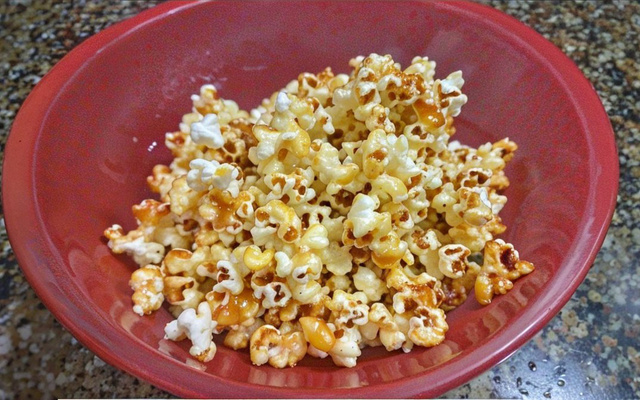 Pipoca doce caramelada