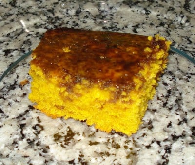 Bolo de cenoura e aveia