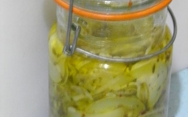 Abobrinha em conserva