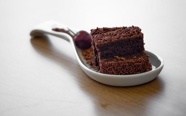 Bolo de chocolate no micro-ondas