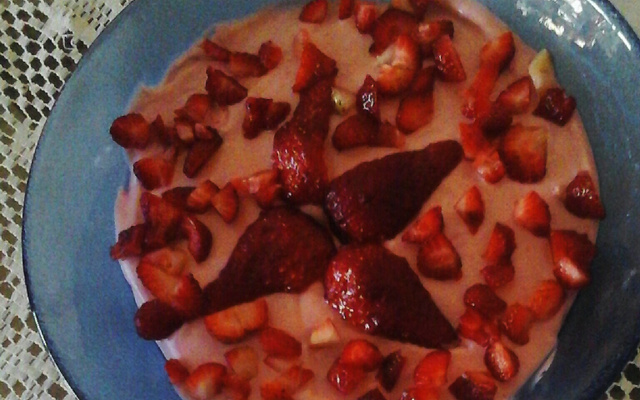 Mousse de morango