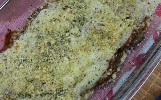 Hambúrguer à parmegiana