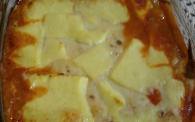 Escondidinho de carne moída