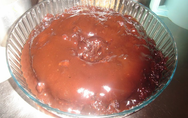 Bolo de chocolate gelado