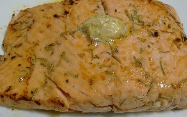 Salmão grelhado
