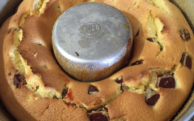 Bolo de fubá com leite de coco