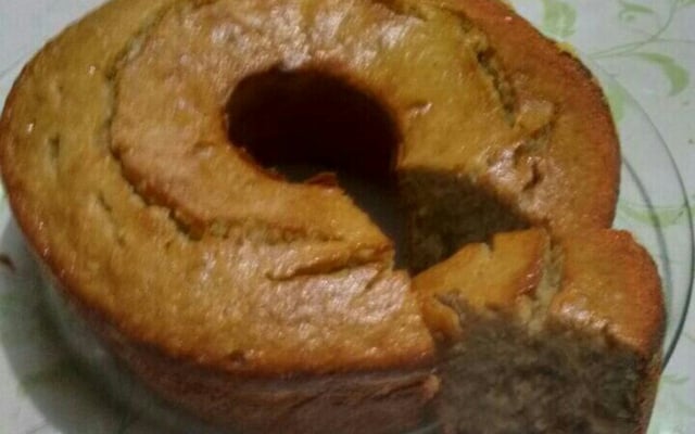 Bolo de aveia com banana