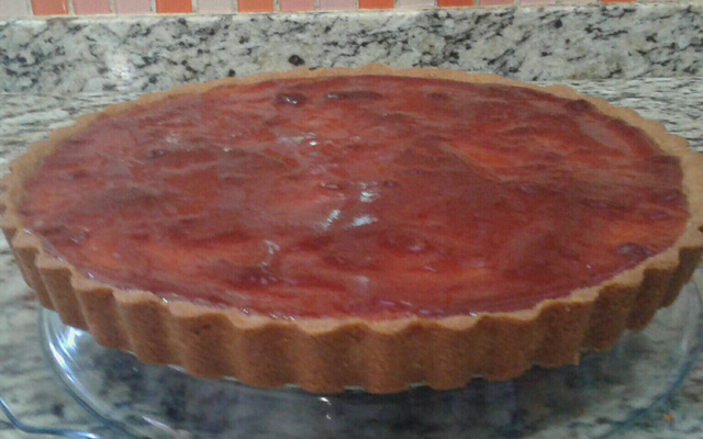 Torta mousse de goiaba